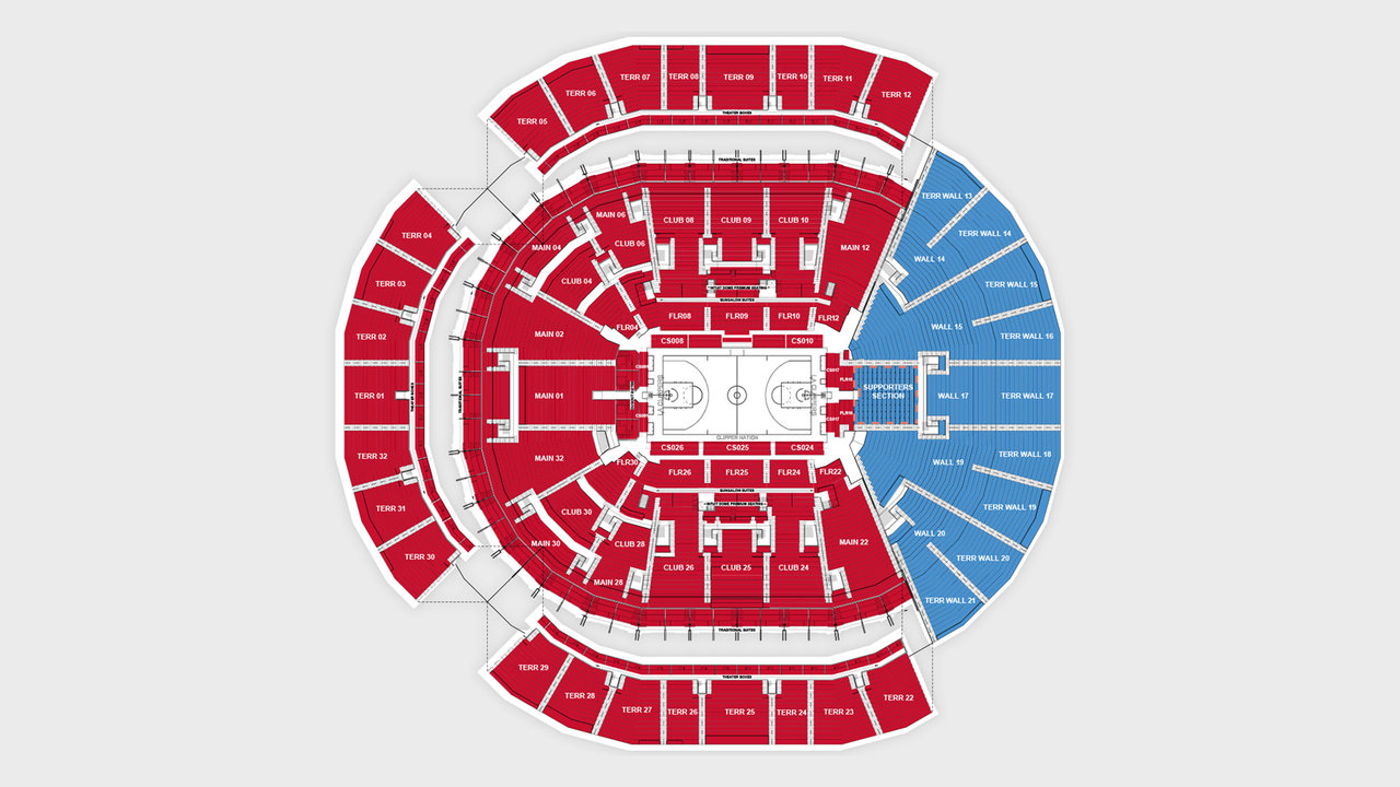 Clippers basketball seating chart